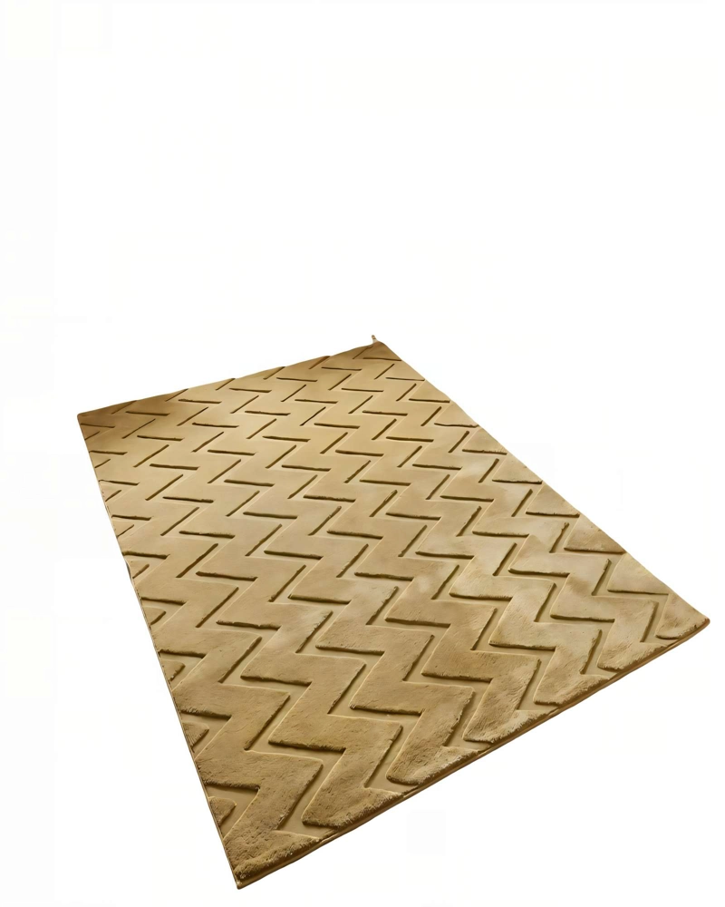 ALFOMBRA JACQUARD 200 X 240 DECORATIVA COLOR BEIGE - 2