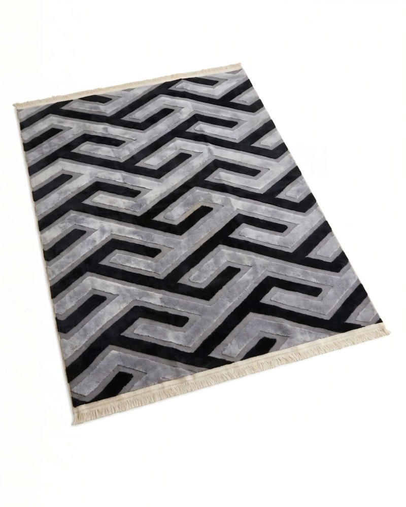 ALFOMBRA JACQUARD 200 X 240  DECORATIVA BICOLOR 5 - 1