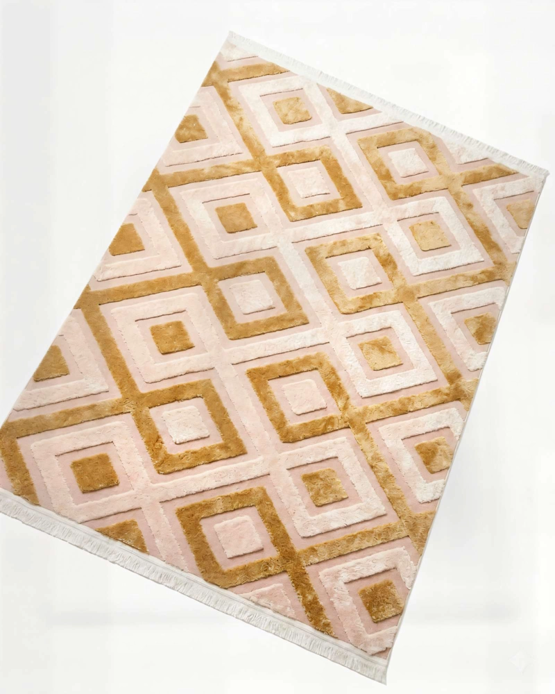 ALFOMBRA JACQUARD 200 X 240  DECORATIVA BICOLOR 4 - 2