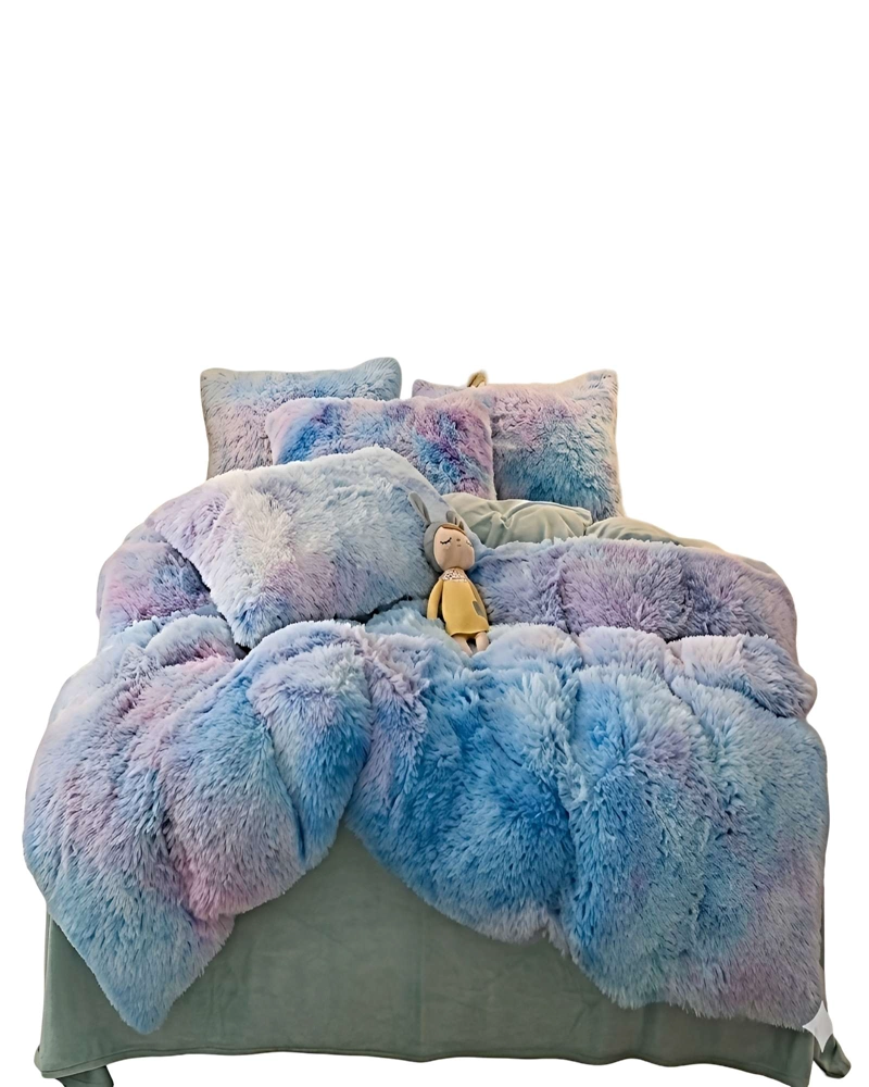 COBERTOR DE INVIERNO PELUDO 2 PLAZAS 230X250CM MULTICOLOR 2 - 1