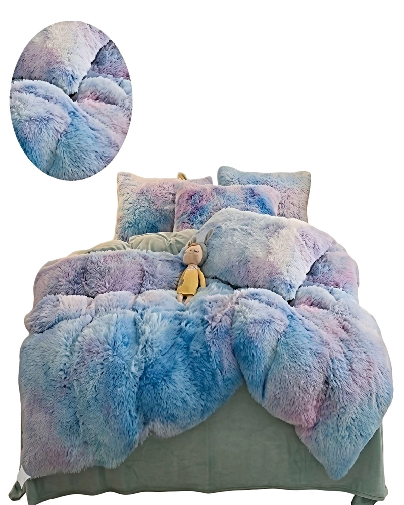 COBERTOR DE INVIERNO PELUDO 2 PLAZAS 230X250CM MULTICOLOR 2 - 2