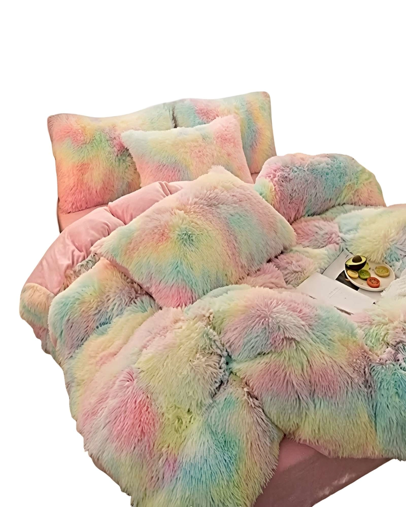 COBERTOR DE INVIERNO PELUDO 2 PLAZAS 230X250CM MULTICOLOR 1 - 1