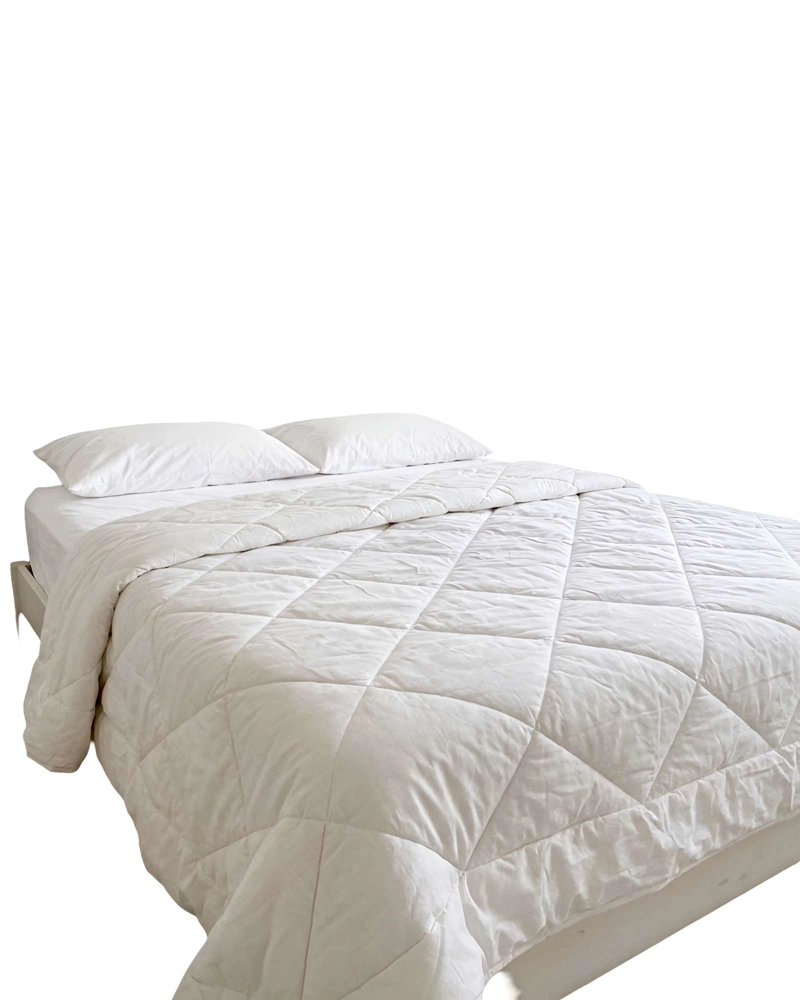 COBERTOR DE INVIERNO DELGADO 2 PLAZAS 230X250CM BLANCO - 1