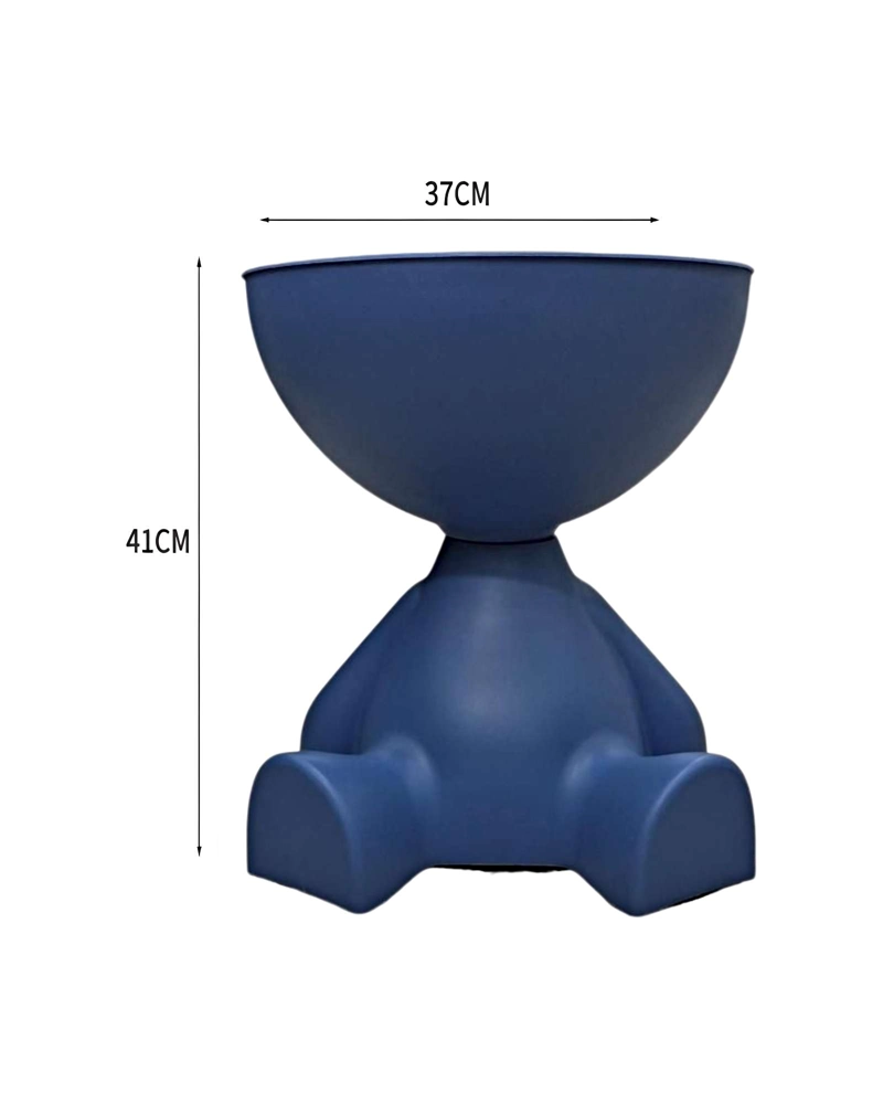 MESA DE ARRIMO ELEGANTE AZUL - 3