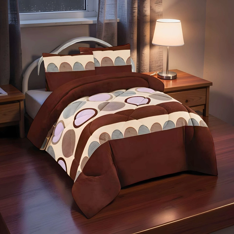 PLUMON INVIERNO CON DISEÑO 2 PLAZA 230CM X 250CM - 1