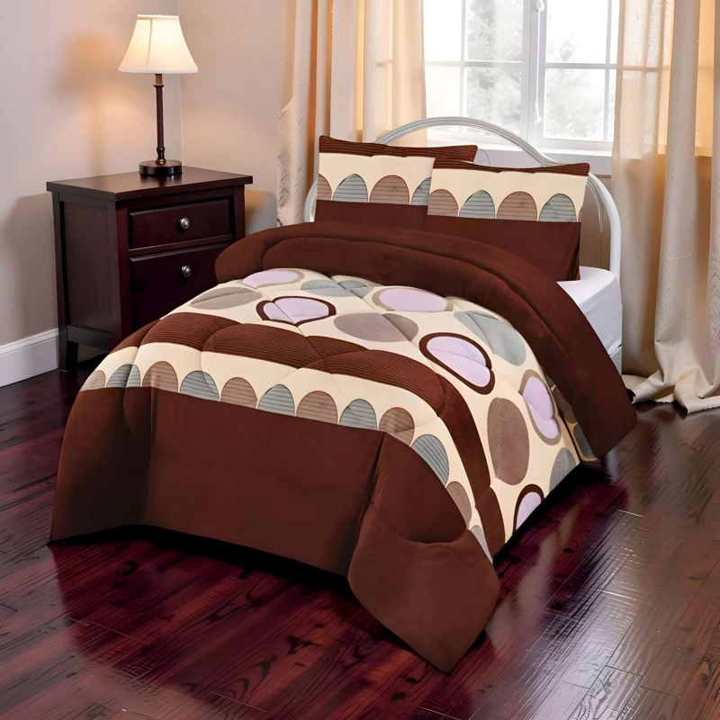 PLUMON INVIERNO CON DISEÑO 2 PLAZA 230CM X 250CM - 2