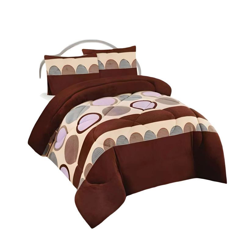 PLUMON INVIERNO CON DISEÑO 2 PLAZA 230CM X 250CM - 4