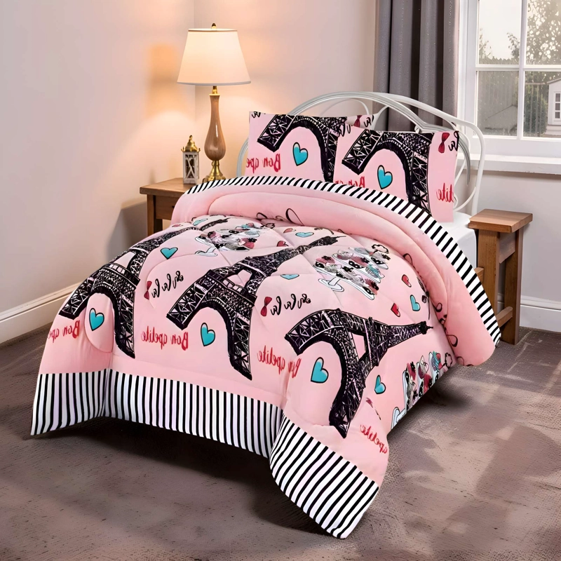 PLUMON INVIERNO CON DISEÑO PLAZA Y MEDIA 180CM X 230CM - 2