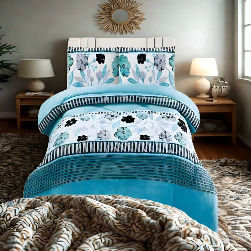 PLUMON INVIERNO CON DISEÑO 2 PLAZA 230CM X 250CM - 3