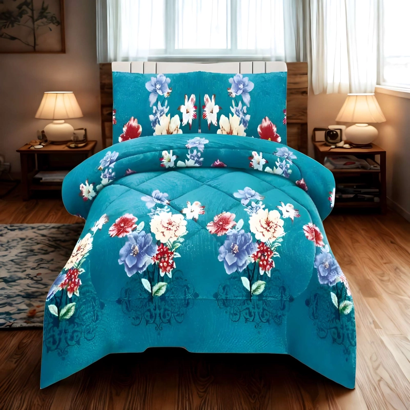 PLUMON INVIERNO CON DISEÑO 2 PLAZA 230CM X 250CM - 1