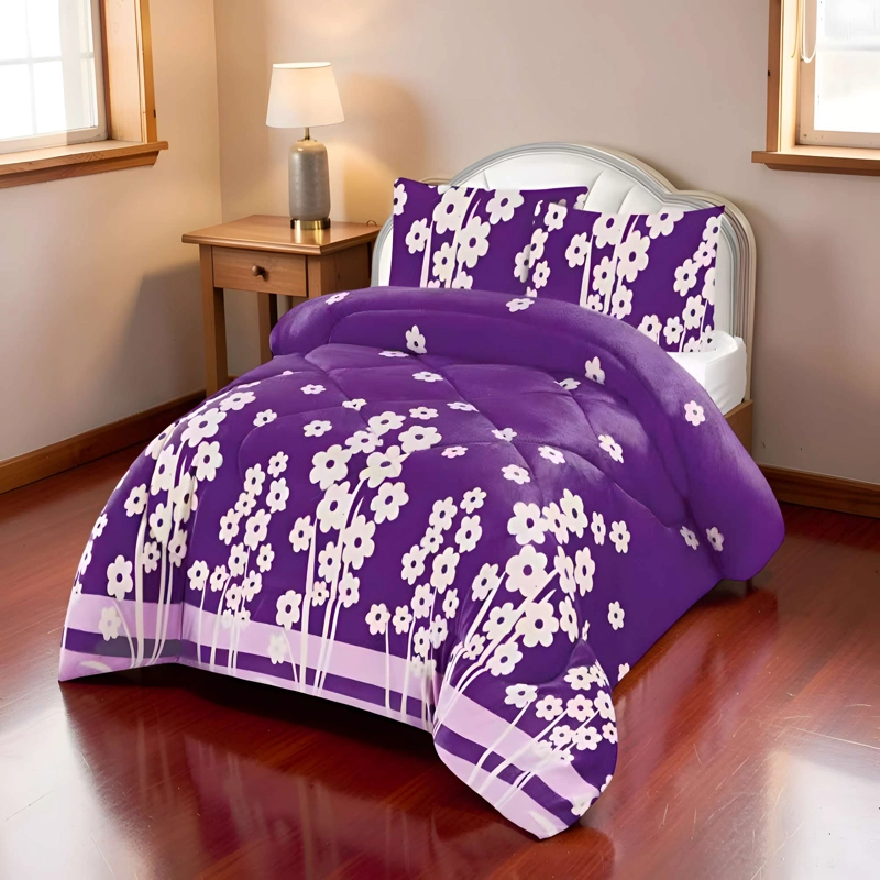 PLUMON INVIERNO CON DISEÑO 2 PLAZA 230CM X 250CM - 2