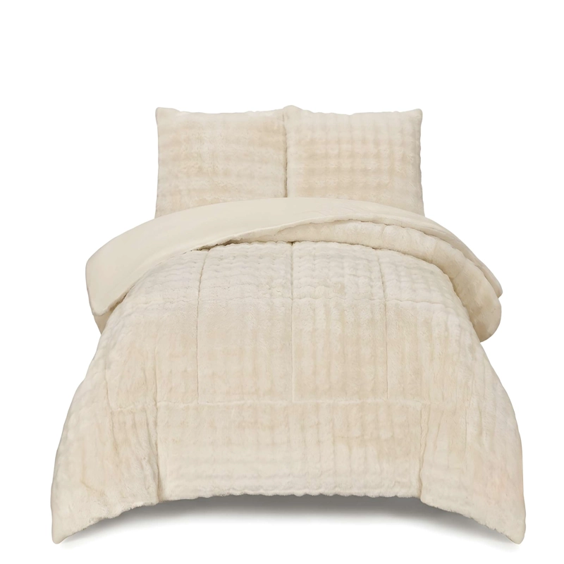 COBERTOR ALTO CONFORT 2 PLAZA 230CM X 250CM COLOR BEIGE - 4