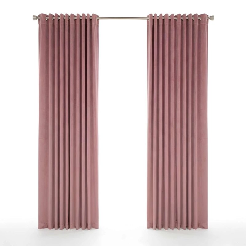 CORTINA BLACK OUT 100% OSCURO COLOR ROSADO - 4