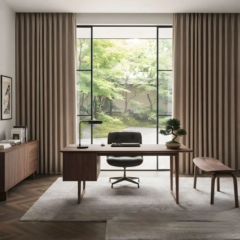 CORTINA BLACK OUT 100% OSCURO COLOR BEIGE - 2