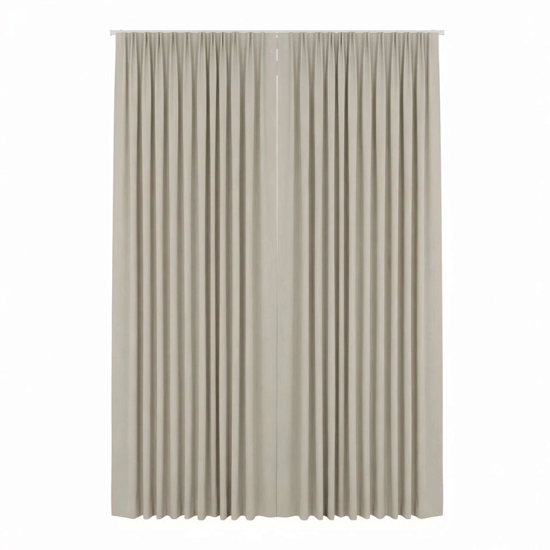 CORTINA BLACK OUT 100% OSCURO COLOR BEIGE - 4
