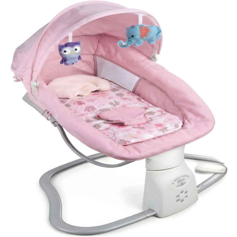MECEDORA MULTIFUNCIONAL 3EN1 PARA BEBE COLOR ROSADO - 4