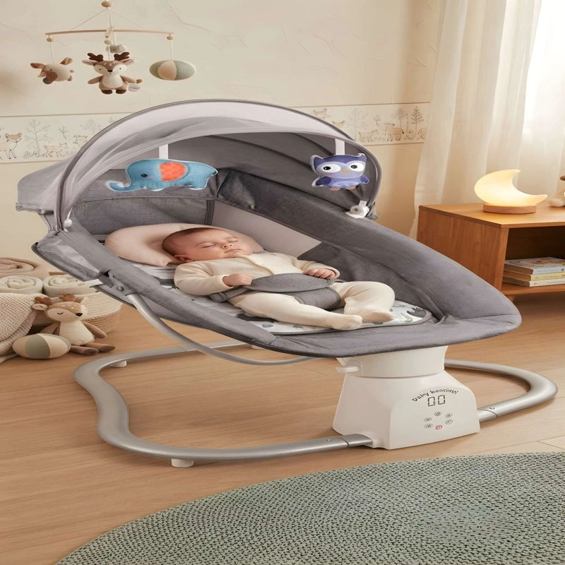 MECEDORA MULTIFUNCIONAL 3EN1 PARA BEBE COLOR GRIS - 1