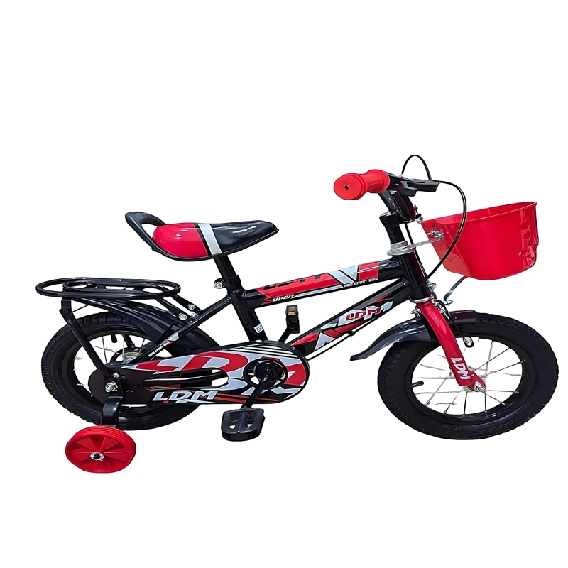 BICICLETA DE NIÑOS ARO 12 CON RUEDITAS COLOR ROJO2 - 4