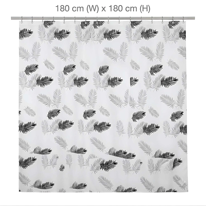 CORTINA DE BAÑO CON FORRO 180X180 CM CB23 - 2