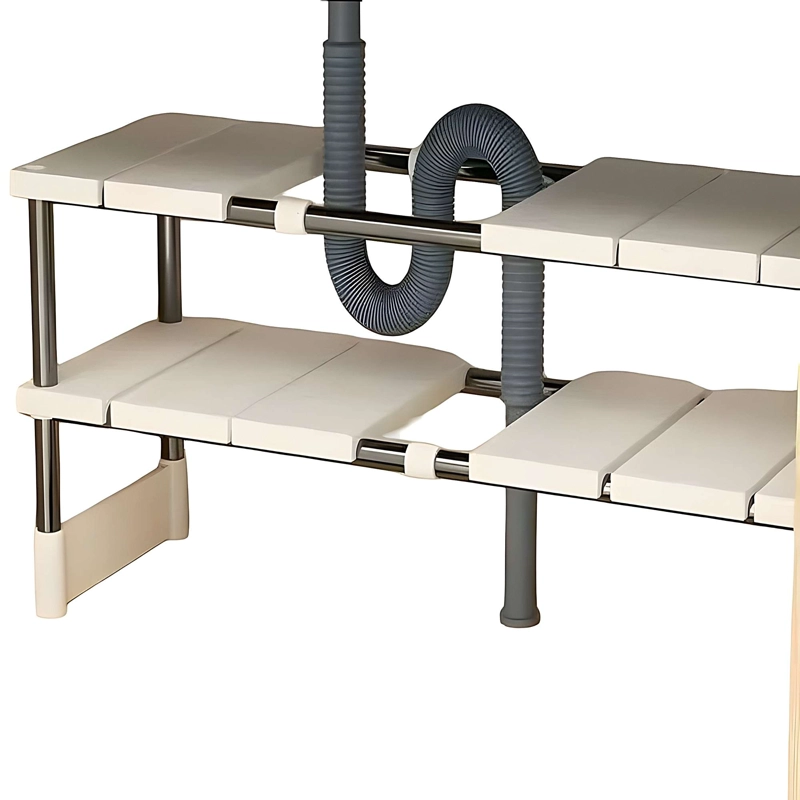 ORGANIZADOR AJUSTABLE DE 2 NIVELES BLANCO - 2