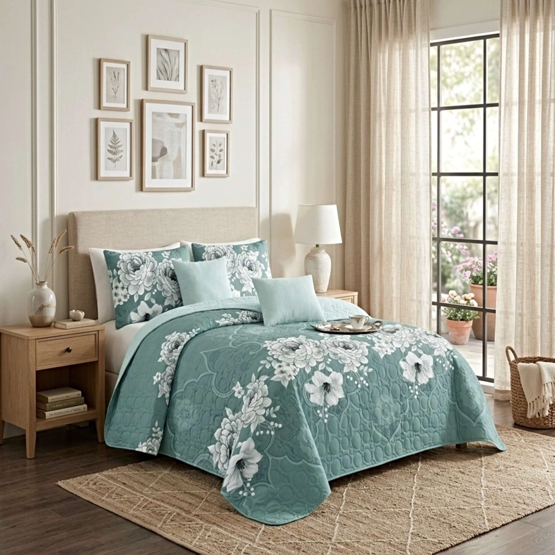 CUBRECAMA DE VERANO SUPER KING 270X290CM Q8 - 1