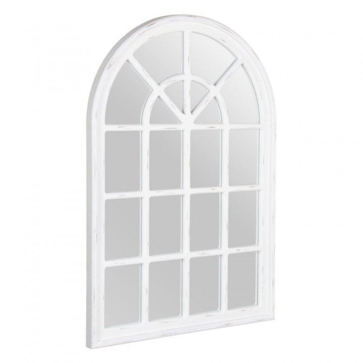 ESPEJO TALLER SIN FRONTERAS CATEDRAL VENTANA PARED VIDRIO BLANCO - 2