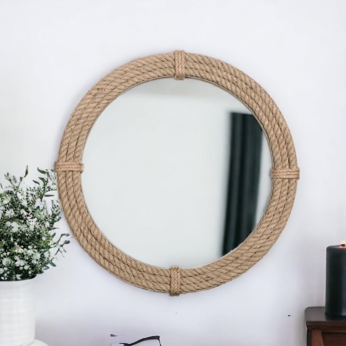ESPEJO TALLER SIN FRONTERAS NÁUTICO 50CM YUTE - 2