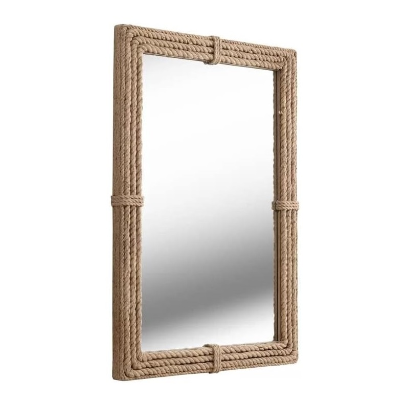 ESPEJO TALLER SIN FRONTERAS RECTO NATURAL 90CM YUTE - 1