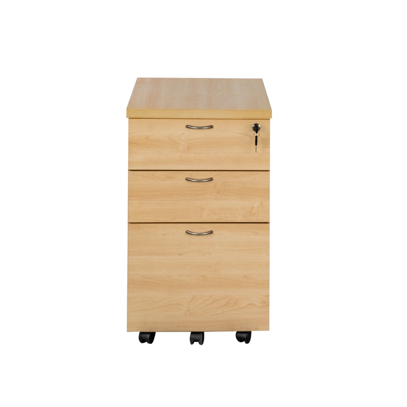 CAJONERA HOMEWORKING MÓVIL LAMINADO COMPACTO 3 CAJONES Y LLAVE - 2
