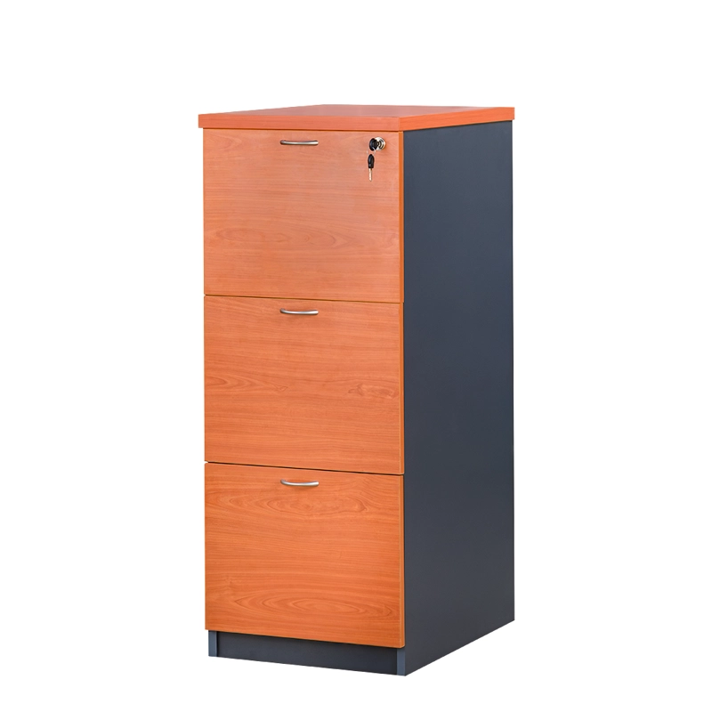 KARDEX ARCHIVADOR LAMINADO COMPACTO 3 CAJONES CON LLAVES. - 1