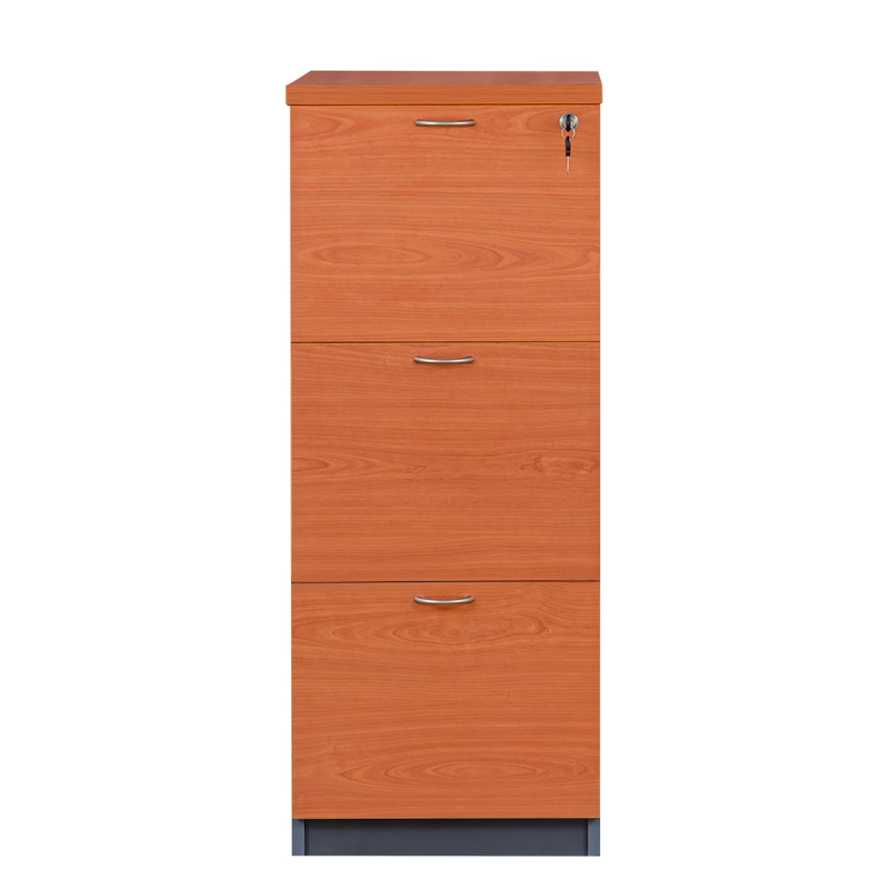 KARDEX ARCHIVADOR LAMINADO COMPACTO 3 CAJONES CON LLAVES. - 2