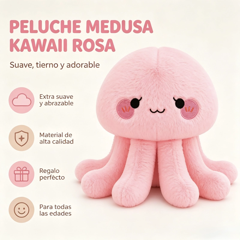 PELUCHE PULPO PULPITO KAWAII PARA NIÑOS 25CM - 1