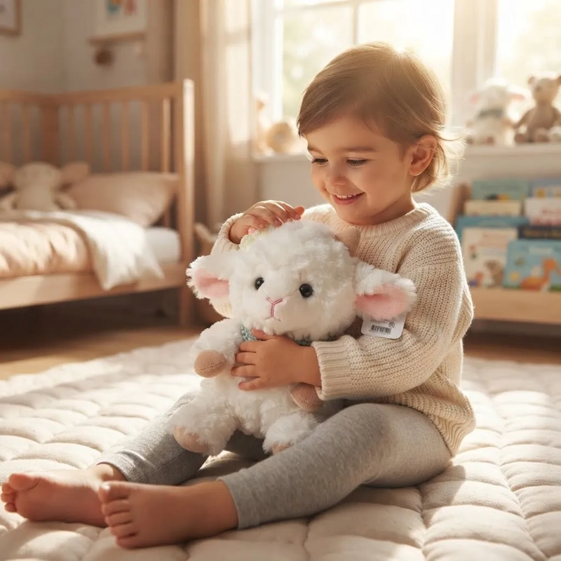 PELUCHE OVEJA TIERNO 23 CM DECORACION KAWAII - 3