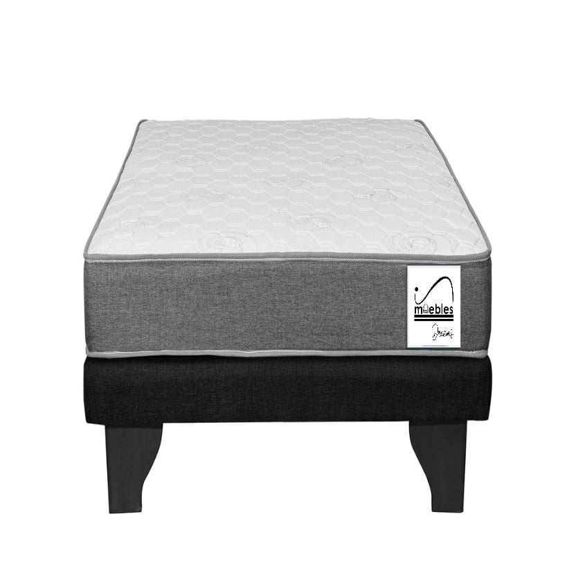 CAMA EUROPEA BASIC 1 1/2 PLAZAS INMUEBLES DREAMS - 1