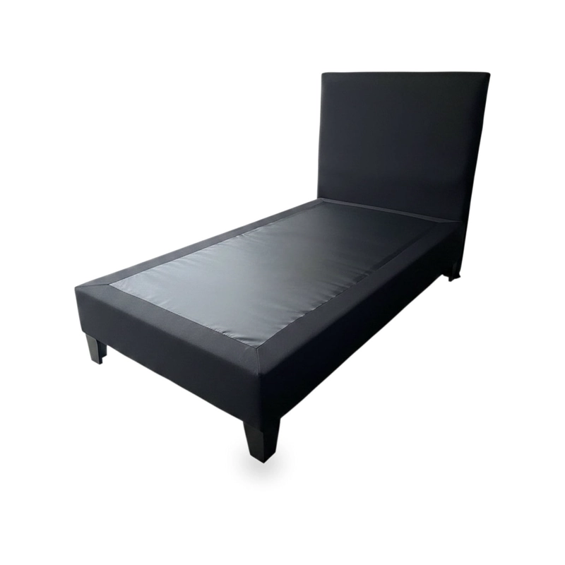 BASE CAMA PETROHUE CON RESPALDO INTEGRADO DE 1 PLAZA - 1