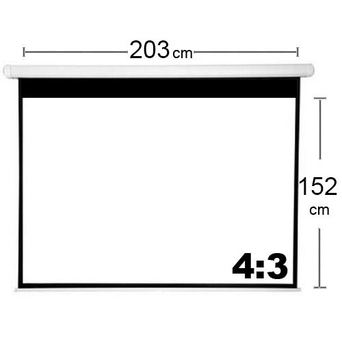 TELÓN EVOTECH TM-203X152 MANUAL 203X152 CM , MECANISMO RETRACTIL - 2