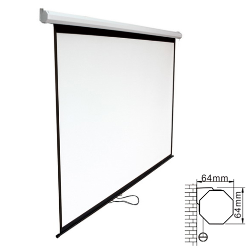 TELÓN EVOTECH TM-203X152 MANUAL 203X152 CM , MECANISMO RETRACTIL - 9