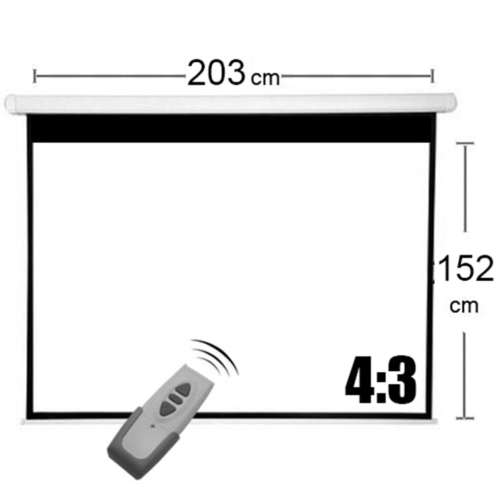 TELON ELECTRICO 203X152 CM/ INCLUYE CONTROL REMOTO - 5
