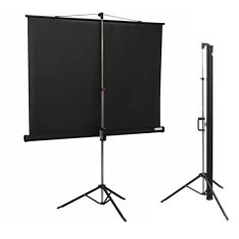 TELON TRIPODE 203X152, MECANISMO RETRACTIL CON BASE - 8