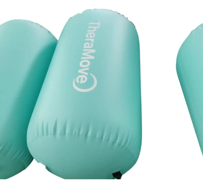 Air Track Roller Gimnasia y Yoga 1*60cm Theramove Celeste - 3