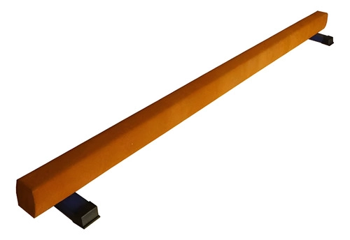 VIGA DE EQUILIBRIO GIMNASIA ALTURA REGULABLE 19-57CM ENTRENO MARRON CLARO - 1