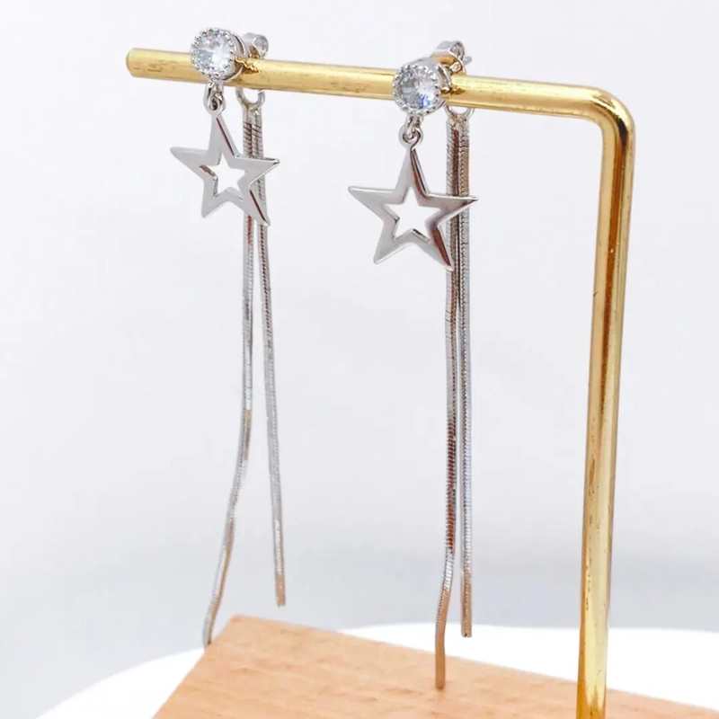 Aros Colgantes Estrellas Fugaces Plata 925, Nordvik London - 3