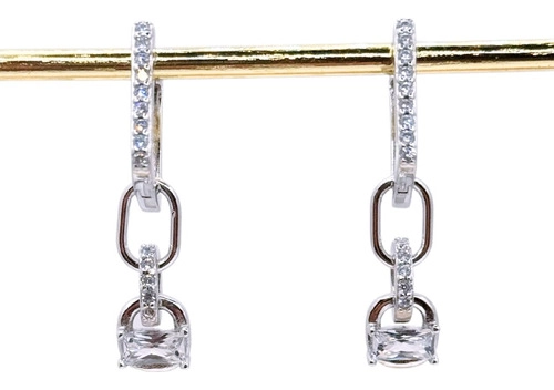 Aros Plata 925 Eslabones Circonita Pavé - Nordvik London - 1