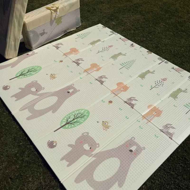 Alfombra de Juego y Seguridad Plegabñe  180*200 con Bolso - 5