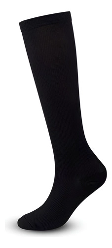 Calcetas Compresión Fatiga, Varices, Trombosis, Talla S/M Negra - Theramove - 1
