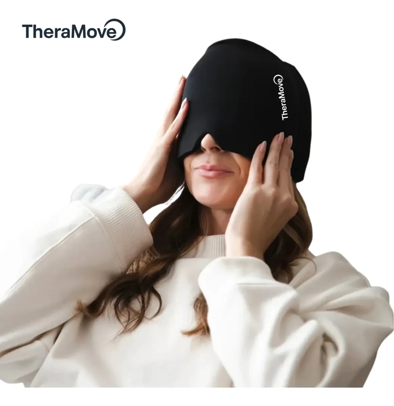 Gorro Terapía de Frio Dolor Migrañas Descanso, Theramove - 2