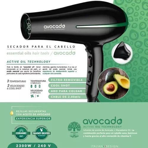 PACK AVOCADO SECADOR + ALISADORA - 1
