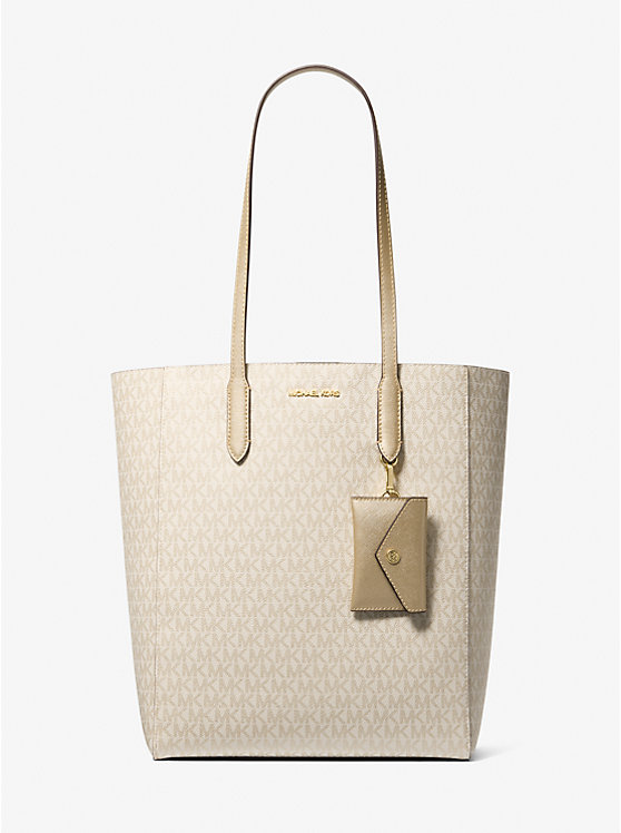 CARTERA MICHAEL KORS JET SET CHARM TOTE COLOR VAINILLA CON MONEDERO - 1