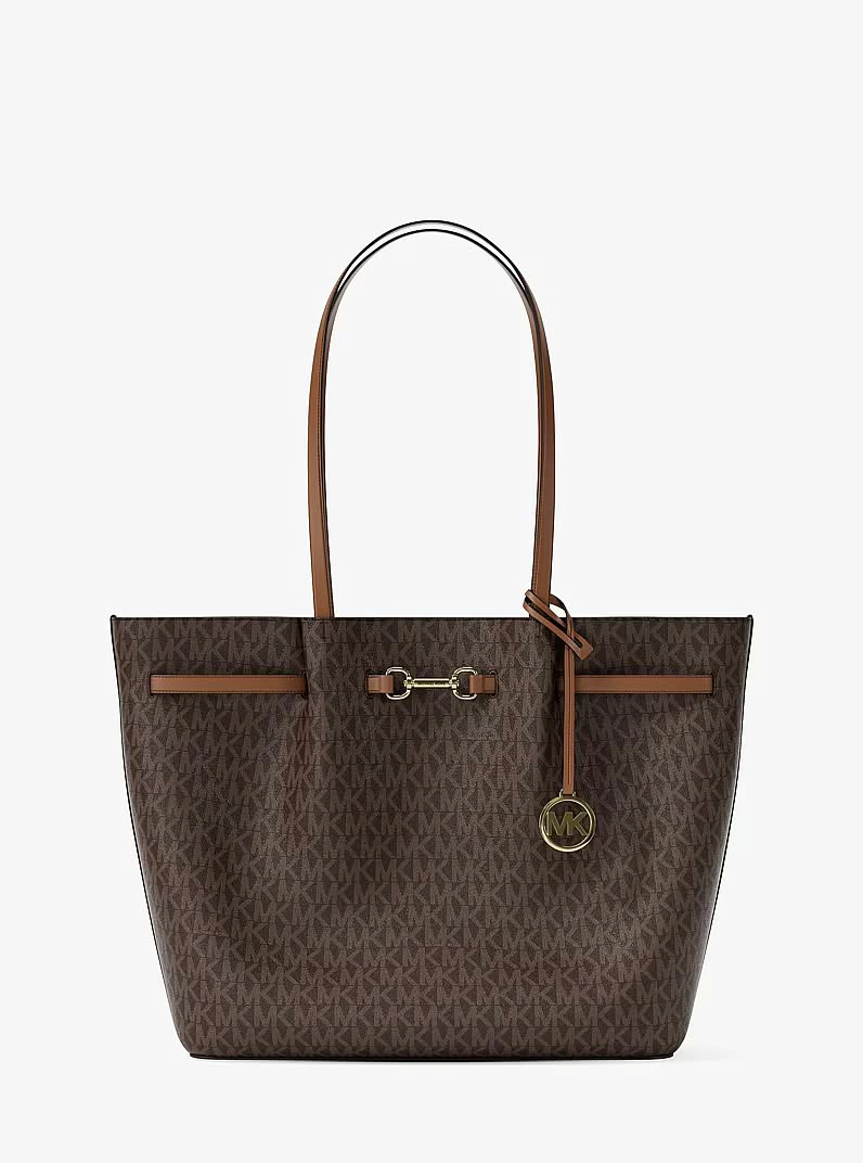 CARTERA MICHAEL KORS CARSON LARGE TOTE MUJER BROWN - 1