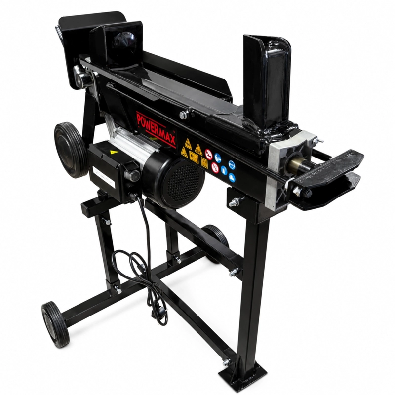 ASTILLADORA PARTIDORA PARTIDOR TROZADOR DE LEÑA ELECTRICO 8 TONELADAS + BASE DE REGALO - 1
